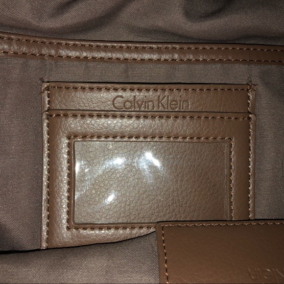 Brown and beige Calvin Klein purse - Picture 6 of 9